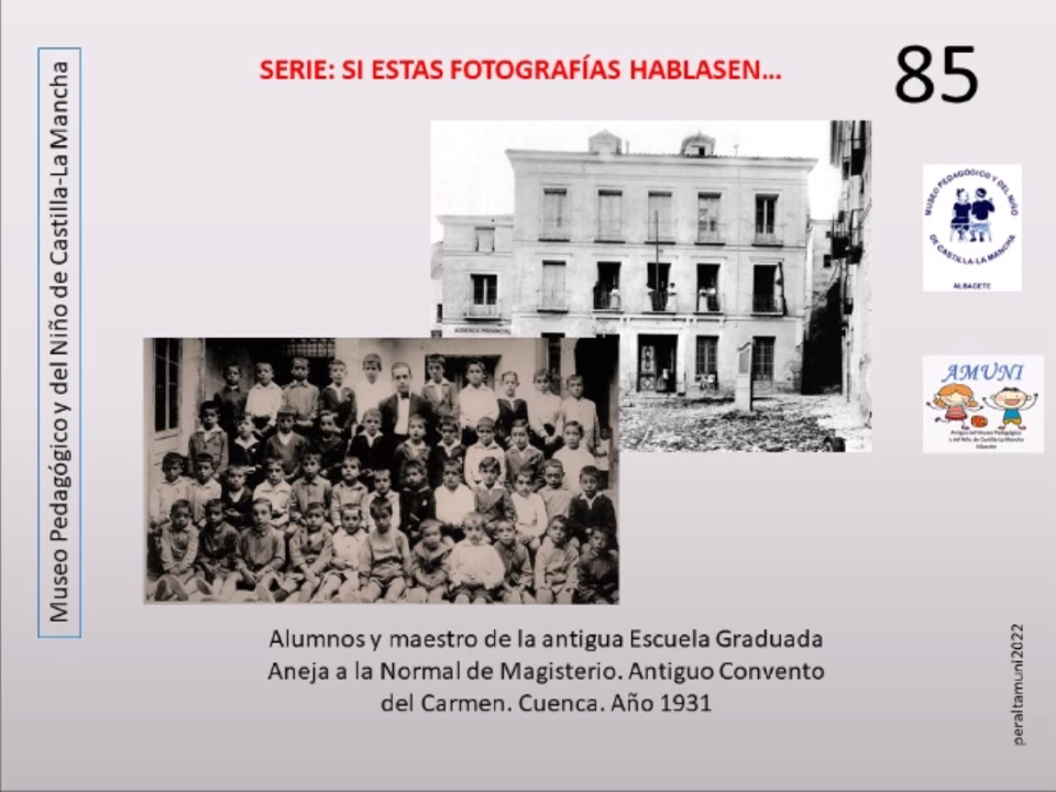 85. Alumnos y maestros de la antigua Escuela Graduada Aneja (Cuenca)