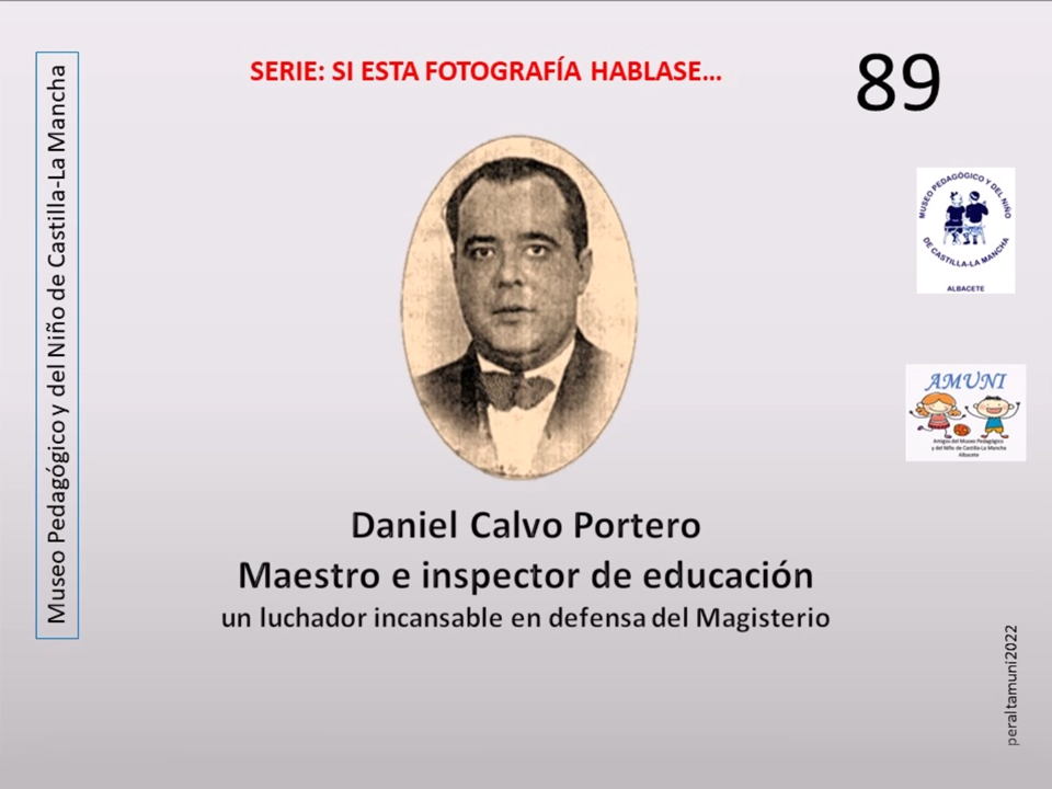 89. Maestro e inspector de educación, Daniel Calvo Portero