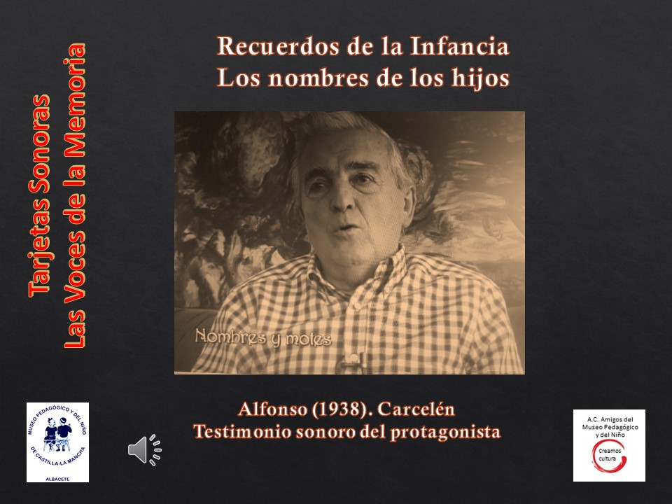 Alfonso Carcelén (1938)<br>Los nombres de los hijos