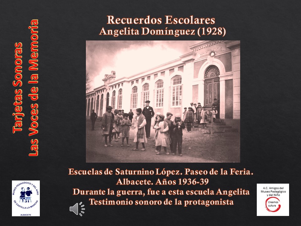Angelita Domínguez (1928)<br>Escuelas de Saturnino López