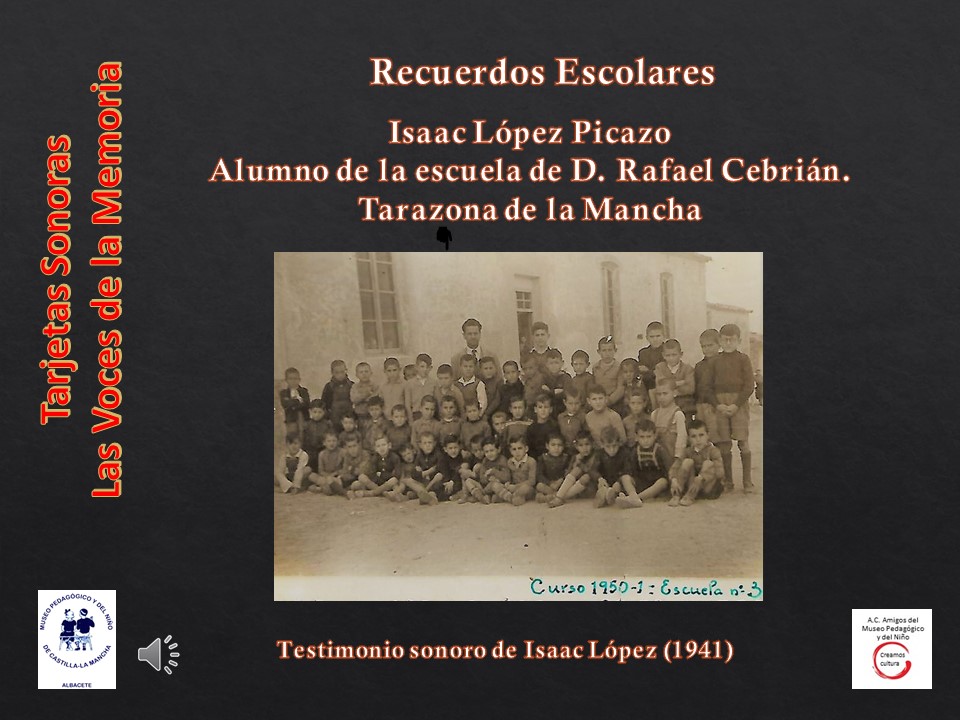 Isaac López Picazo<br>Escuela de D. Rafael Cebrián