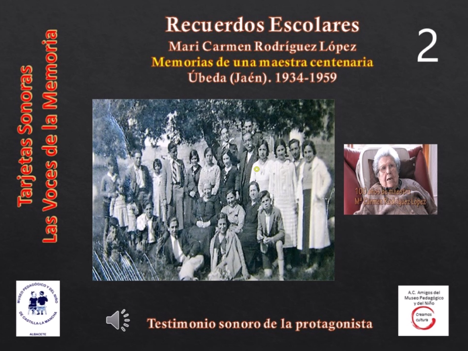 Mari Carmen Rodríguez López<br> Memorias de una maestra centenaria II