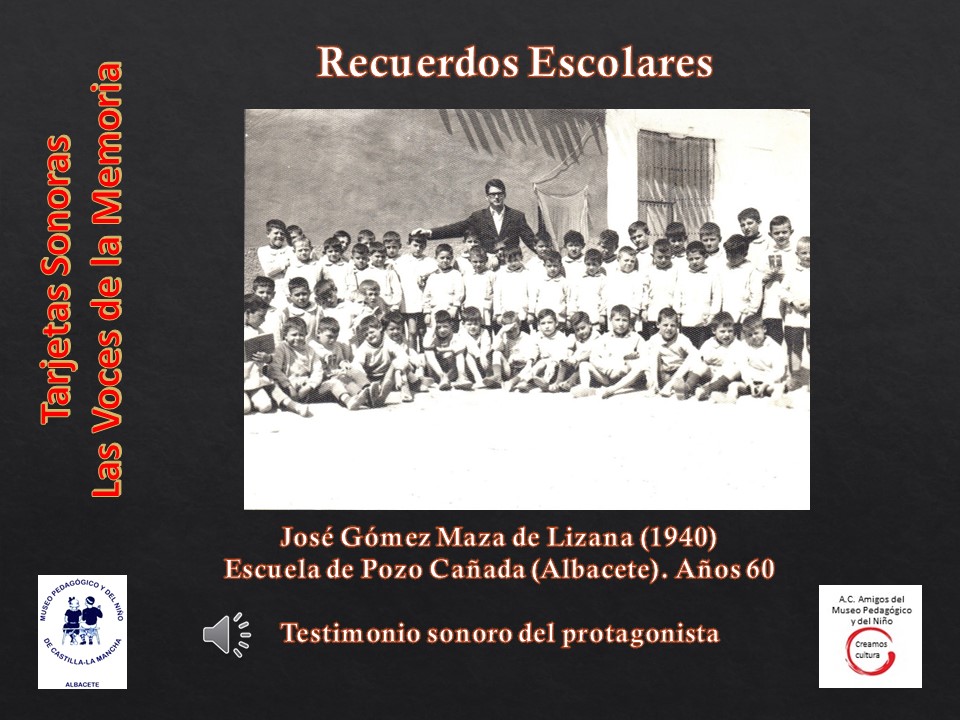 José Gómez Maza de Lizana (1940)<br>Escuela de Pozo Cañada