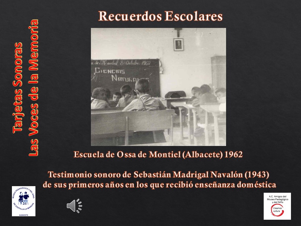 Sebastián Madrigal Navalón (1943)<br>Enseñanza doméstica