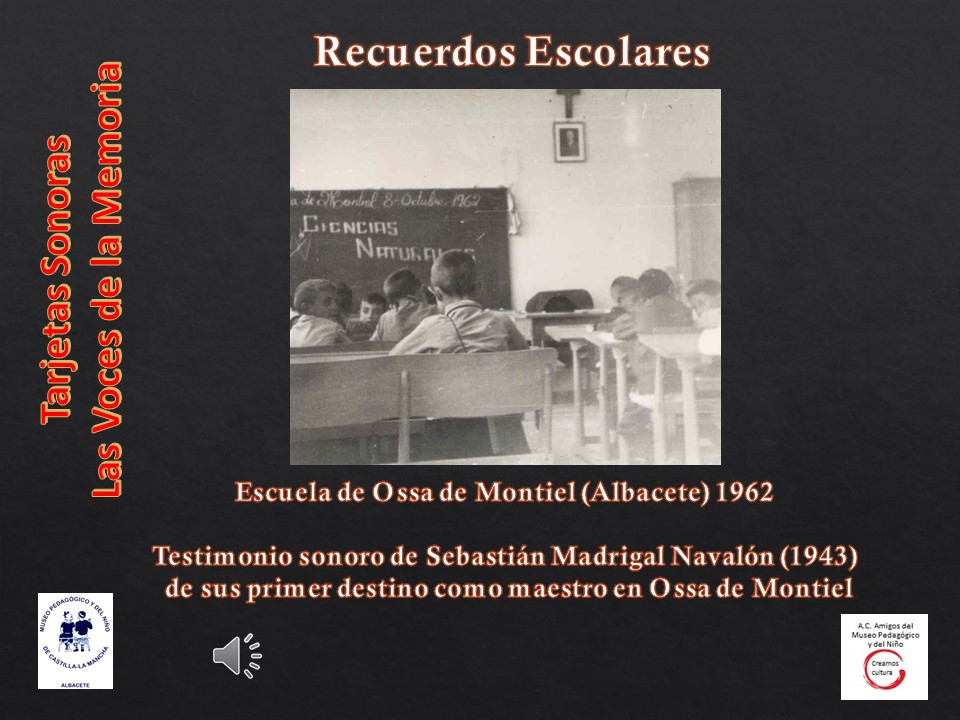 Sebastián Madrigal Navalón (1943)<br>Primer destino: Ossa de Montiel