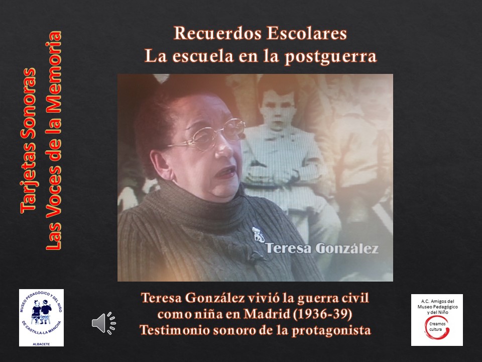 Teresa González<br>La escuela en la postguerra